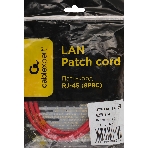 Патч-корд UTP Cablexpert cat.5e, 1м, литой, многожильный, красный, фото5