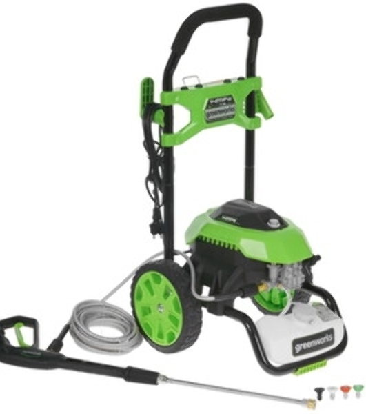 Мойка высокого давления электрическая GreenWorks GHP2000 140 bar (5105507)