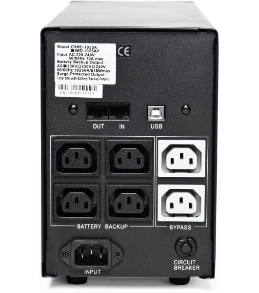 Источник бесперебойного питания Powercom Imperial IMD-1500AP 900Вт 1500ВА черный