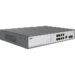 Коммутатор Managed L2 Switch 8x1000Base-T PoE, 2x1000Base-X SFP, PoE Budget 135W, RJ45 Console, 19' w/brackets, фото11