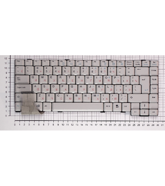 Клавиатура для ноутбука Packard Bell 7521 6020 6021 серая