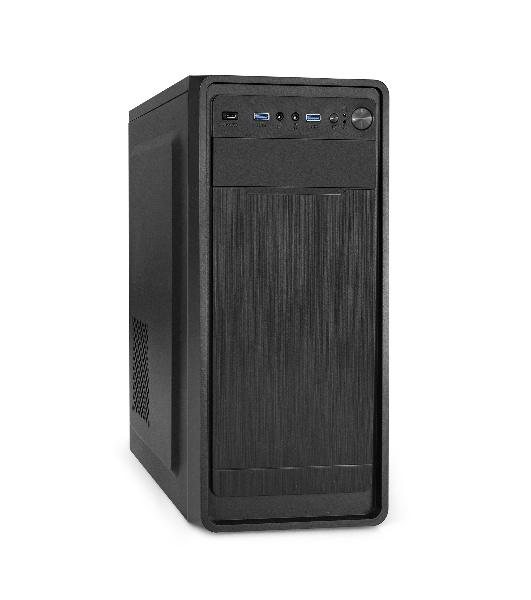 Компьютерный корпус Miditower ExeGate XP-332UC (ATX, без БП, 2хUSB 3.0/1хTypeC, аудио, черный)
