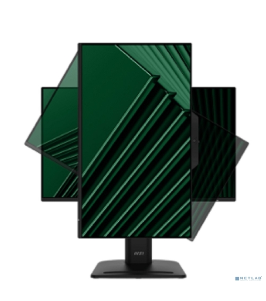 Монитор 23.8' MSI PRO MP242PMG IPS 1920x1080, 120 Гц, 4 мс, 16:9, 300 кд/м², 1xHDMI, 1xDP, 1xVGA, 2xUSB, 1x3.5 мм, 2x3 Вт, веб-камера, черный