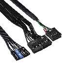 Компьютерный корпус Minitower ExeGate EX291142RUS BAA-105-01-AAA450 (mATX, БП AAA450 с вент. 8см, 2*USB, аудио, черный), фото2
