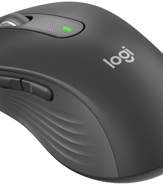 Мышь беспроводная Logitech Signature M650 L черный, 4000 dpi, радиоканал, Bluetooth, USB, кнопки - 5