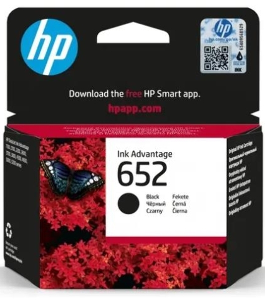 Картридж струйный HP №652 (F6V25AE) черный, 360 стр., для DJ IA 1115/2135/3635/4535/3835/4675
