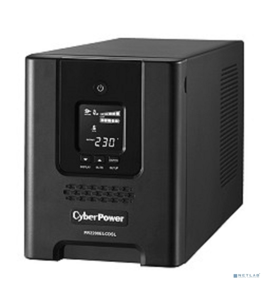 Источник бесперебойного питания CyberPower PR2200ELCDSL/2200 ВА/1980 Вт/USB/RJ-11/RJ-45/1 х IEC 320 C19 (компьютерная), 8 х IEC 320 C13 (компьютерная)