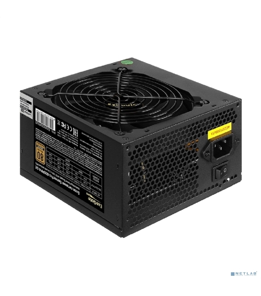 Блок питания серверный 600W ExeGate ServerPRO 80 PLUS Bronze, 600PPH-SE (ATX, for 3U+ cases, APFC, КПД 89% (80 PLUS Bronze), 12cm fan, 24p, (4+4)p, PCIe, 5SATA, 3IDE, black)