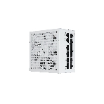 Блок питания SAMA G850 White (HAT-850yzB1G), 850W 80+ Gold (ATX, 3.1, PCIe 5.0, Full modular, 1x24(20+4)pin mesh 550мм, 2xCPU 8(4+4)pin 700мм, 2xPCIe*2 8(6+2)pin 550+150мм, 1x12VHPWR PCIe 5.1 12+4pin 600W 600мм, 3xSATA*3 450+150+150мм, 1xMOLEX4pin*3 450мм, Active, 140x140мм, 150x150x86mm, APFC, OVP, UVP, SCP, OCP, OTP, OPP, SIP, white), фото4