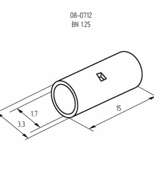 Соединительная гильза изолированная Rexant L-32 мм 6-10 мм² (ГСИ 10/ГСИ 6,0-10,0) красная