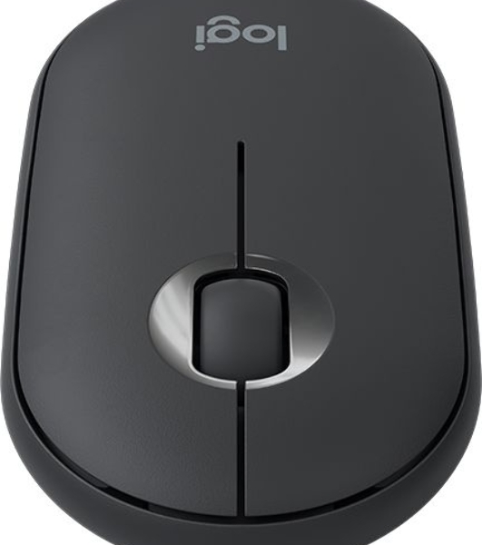 Мышь беспроводная Logitech Pebble M350 графитовый, 1000 dpi, радиоканал, Bluetooth, USB, кнопки - 3