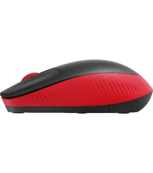 Мышь беспроводная Logitech M190 черный/красный, 1000 dpi, радиоканал, USB, кнопки - 3