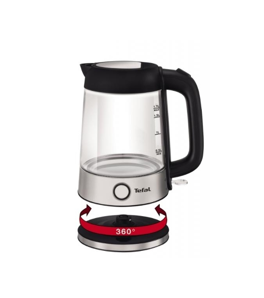 Электрочайник Tefal KI750D30 серебристый, 1.7 л, 2400 Вт, скрытый нагревательный элемент