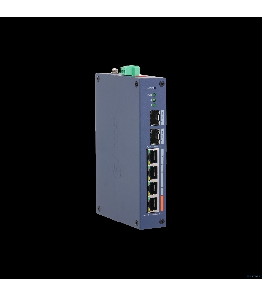 Коммутатор Dahua DH-CHS4206-4ET-60, 2×1 Гбит/с, управляемый
