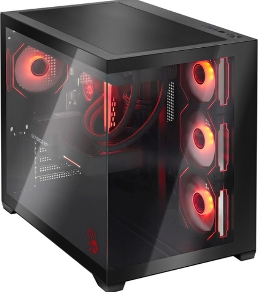 Компьютер Bloody BD-PC RAB84T2 TWR Ryzen 7 7700 (3.8) 32Gb SSD1Tb RTX5060 8Gb Windows 11 Home 64 2.5xGbitEth 650W черный (RUS) (2142055)