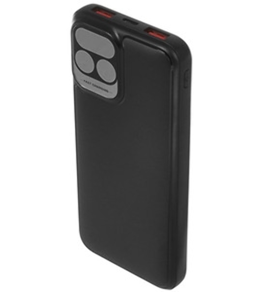 Портативный аккумулятор Perfeo Powerbank Atomic Age 10000 mAh/LED дисплей/PD + QC 3.0/Type-C/2 USB/Выход: 5A, max 22.5W белый