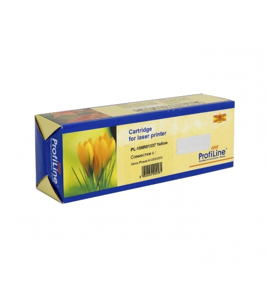 Картридж лазерный ProfiLine PL-106R01337 для принтеров Rank Xerox Phaser 6125/6125N Yellow 1000 копий