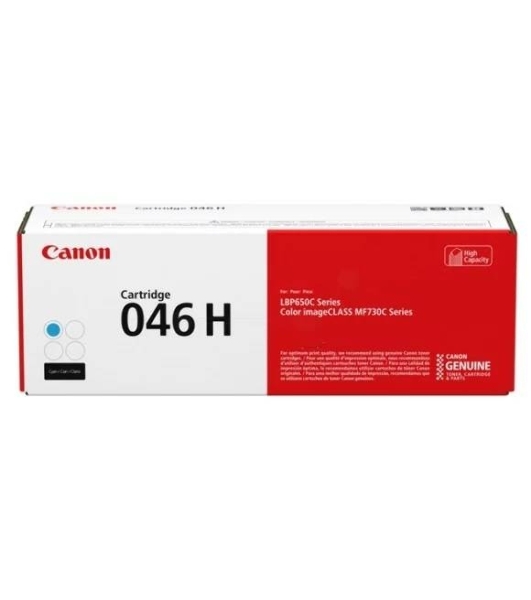 Картридж лазерный Canon 046C H голубой для i-SENSYS MF732/734/735, LBP653/654 5000 стр.