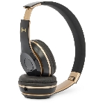 Беспроводные/проводные наушники Harper HB-213 черный/золотой, накладные, Bluetooth + проводной, до 5 ч, фото4