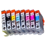 Набор струйных картриджей NVPrint для Canon CLI-42 (NV-6384B010) 8 цветов для Canon Pixma PRO-100, 100S, фото 1