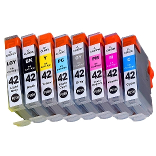 Набор струйных картриджей NVPrint для Canon CLI-42 (NV-6384B010) 8 цветов для Canon Pixma PRO-100, 100S