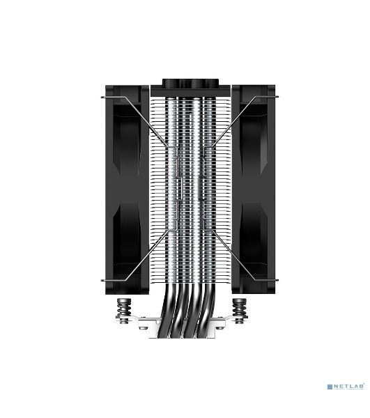 Кулер для процессора ID-COOLING SE-214-XT PLUS черный 120мм алюминий/медь 1800rpm 35.2db 4-pin 200W 150мм