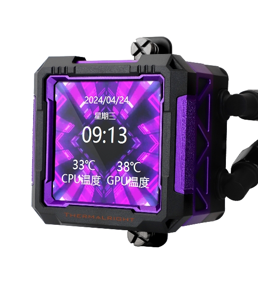 Водяное охлаждение для процессора Thermalright Frozen Warframe Pro 360 черный ARGb (360мм, черный, ARGb/Fans: 3x120мм, 70.84CFM, 29.8dBA, 2000RPM/Pump height 60мм, 23dBA, 3000RPM, Rad thickness 27mm/S: 1200, 1700, 1851, 2011, 2066, 115X, AM4, AM5)