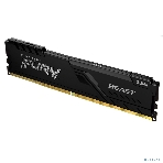 Оперативная память Kingston Fury Beast Black, DDR4, 16GB (1x16GB), 3200 MHz, CL16, с радиатором, черный, фото7