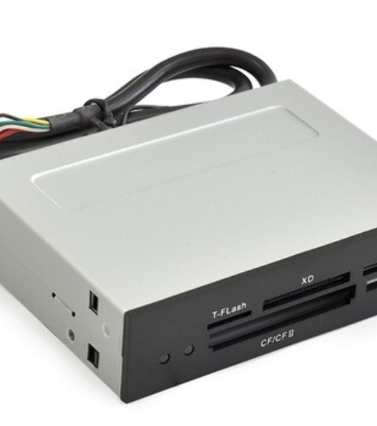 Кард-ридер ExeGate CR-415/черный/CF/SD/MMC/MS/MS Duo/MS Pro/T-Flash/USB 2.0/металл