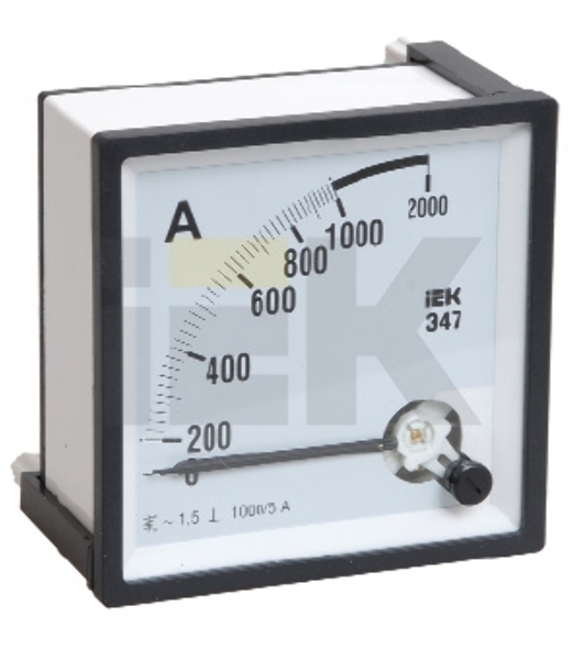 Амперметр Э47 72х72мм 50А кл. точн. 1.5 IEK IPA10-6-0050-E