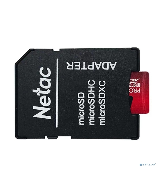 Флеш карта MicroSD card Netac P500 Extreme Pro 32Gb, retail version w/SD adapter