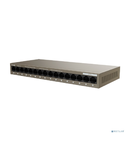 Коммутатор Tenda TEG1016M неуправляемый 16-портовыйGigabit Ethernet