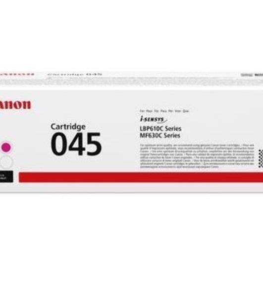 Картридж лазерный Canon 045M пурпурный, 1300 стр., для i-SENSYS MF631/633/635, LBP611