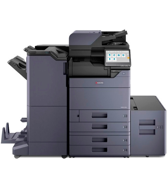 МФУ лазерное Kyocera TASKalfa 2554ci (1102YP3NL0/1102YP3NLV), A3, цветной, печ. до 25 стр/мин. (А4 ч/б) до 12 стр/мин. (А4 цвет), скан. до 200 стр/мин (двустороннее), 1200 x 4800 dpi (печать) 600x600dpi (скан.), USB, Ethernet, без крышки/тонера