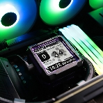 Водяное охлаждение для процессора Thermalright Frozen Warframe Pro 360 черный ARGb (360мм, черный, ARGb/Fans: 3x120мм, 70.84CFM, 29.8dBA, 2000RPM/Pump height 60мм, 23dBA, 3000RPM, Rad thickness 27mm/S: 1200, 1700, 1851, 2011, 2066, 115X, AM4, AM5), фото9