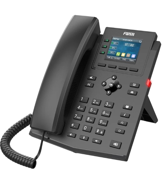Телефон IP Fanvil X303P черный