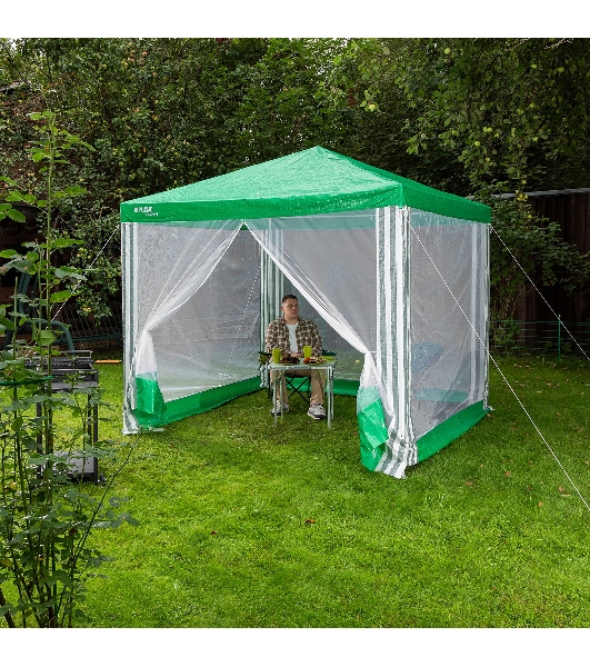 Тент садовый с москитной сеткой Camping Palisad 250х250/240 см