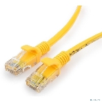 Патч-корд медный UTP Cablexpert PP10-0.25M/Y cat.5e, 0.25 м, литой, многожильный, желтый, фото4