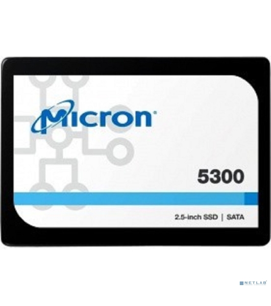 Накопитель SSD Crucial 5300 Max, 960Gb, 2.5', SATA III, R/W 540/520