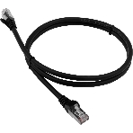Патч-корд LANMASTER LSZH FTP cat.6, 1.0 м, черный, фото2