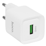 Сетевое зарядное устройство HOCO (6942007630214) C145A 1USB 3.0A QC3.0 18W White, фото4