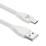 Кабель USB ACD-Life MicroUSB - USB-A TPE, 1м, белый, фото3