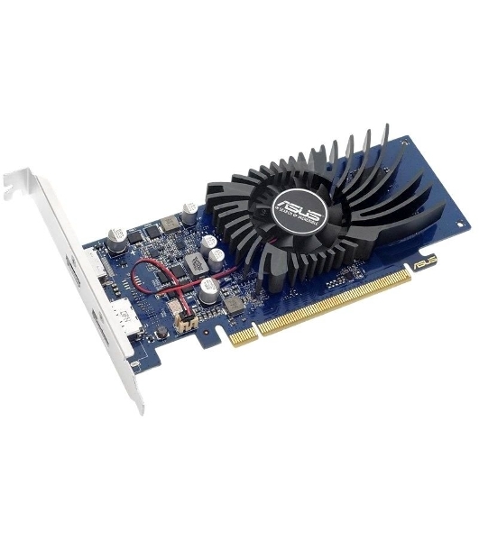 Видеокарта Asus GT1030-2G-BRK nVidia GeForce GT 1030 2048Mb 64bit GDDR5 1228/6008/HDMIx1/DPx1/HDCP PCI-Elow profile Ret