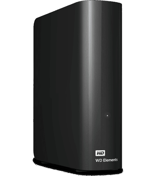 Внешний HDD 3.5' Western Digital Elements Desktop, 16TB, USB 3.2 Gen 1 Type-A, 5400 rpm, черный