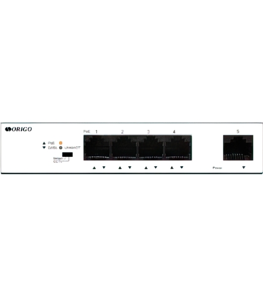 Коммутатор Unmanaged Switch 4x1000Base-T PoE, 1x1000Base-T, PoE Budget 60W, Long-range PoE up to 250m, metal case