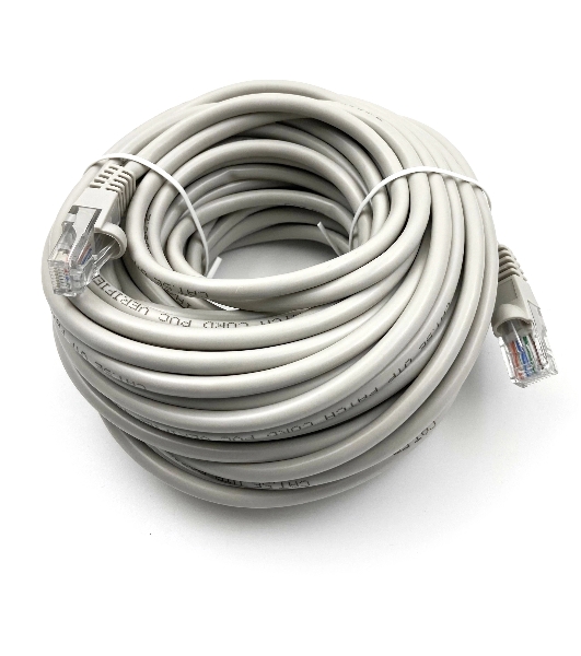 Патч-корд Buro UTP-5E-15M-G-LSZH UTP серый cat.5e RJ-45 (m)-RJ-45 (m) 15м