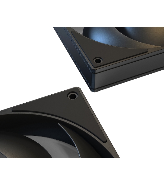 Вентилятор для корпуса ID-Cooling AS-140-K черный, 140 мм, 1800 об/мин, 24.9 дБ, 4 pin