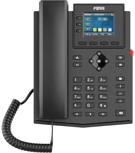 Телефон IP Fanvil X303P черный