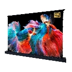 Экран S'OK для UST проектора 266x150 см, 4K, напольный c электроприводом, черный, фото3