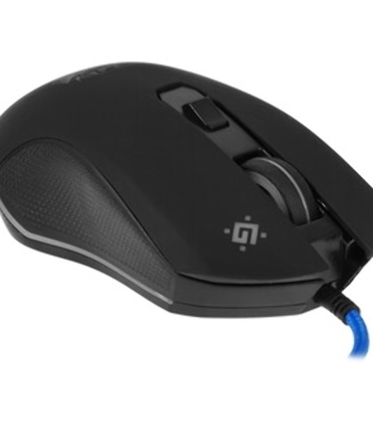 Мышь проводная Defender Sleipnir GM-927 черный, 12800 dpi, USB, кнопки - 6